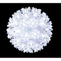 Queens Of Christmas 10 in. Sphere 150 5mm LED with .33 Strobes - Pure White S-150SPH-PWST-10